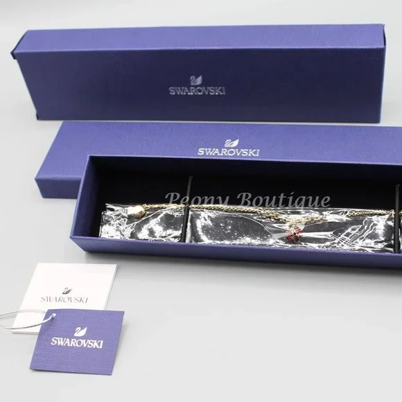 Swarovski 5479018 ladybug bracelet jewelry gold tone Remix Collection brand new - Picture 5 of 6